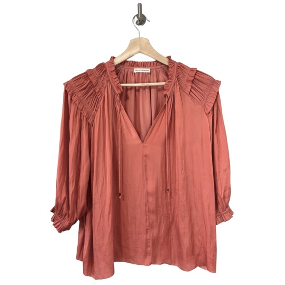 Elegant Coral Blouse
